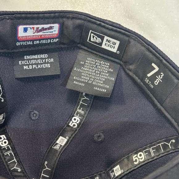 BOSTON RED SOX New Era 59FIFTY Official MLB Fitted Hat (Size 7 3/8) - Picture 4 of 4